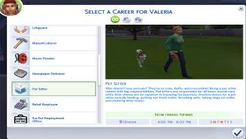 Mod The Sims - Sims 4 Teen Job Career Set