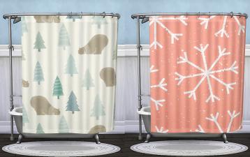 Mod The Sims Winter Quot Under The Sea Clawfoot Tub With Shower Quot