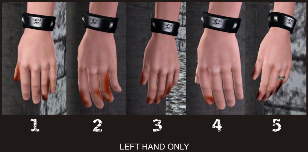 Mod The Sims Dirty Bloody Bruised Hands