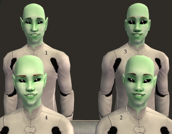 Sims 2 Custom Skin Colours
