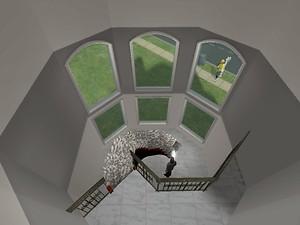 Mod The Sims Double Landing Curved Staircase