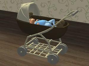 sims 4 functional baby stroller