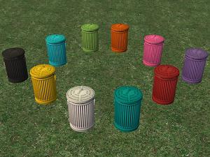 sims 4 outdoor trash can recolor