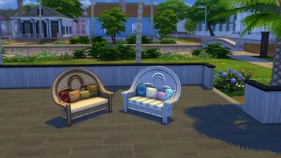 Mod The Sims 20 Recolors For The Island Loving Love Seat