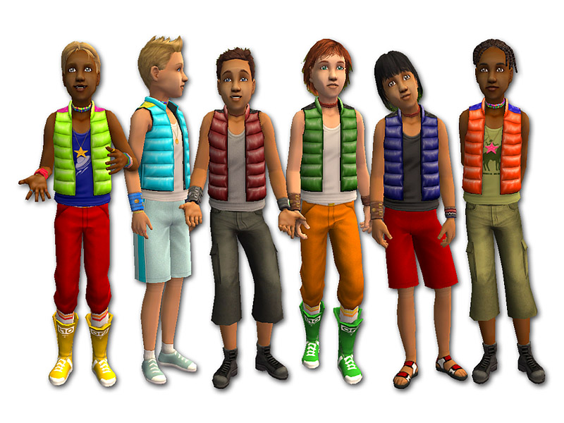 одежда - The sims 2. Детская одежда: для мальчиков. MTS2_fakepeeps7_1014677_boyspuffyvests01