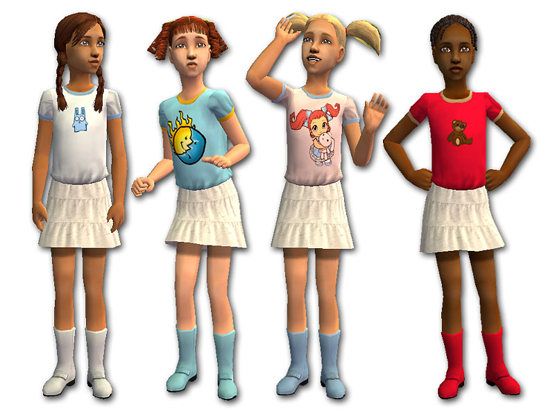 одежда - The Sims 2. Детская одежда: для девочек. - Страница 16 MTS2_fakepeeps7_773575_eyeletskirtoutfits