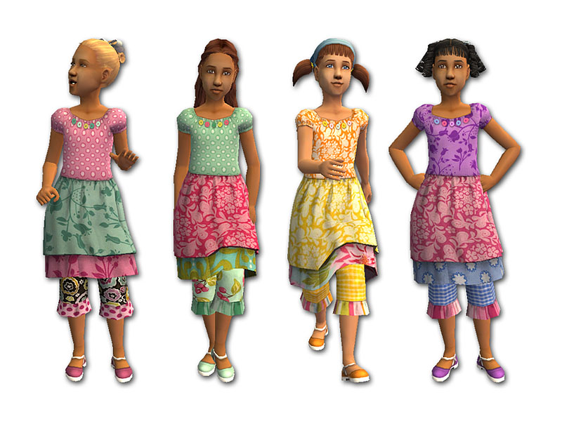 одежда - The Sims 2. Детская одежда: для девочек. - Страница 15 MTS2_fakepeeps7_787576_boutiquedresses02