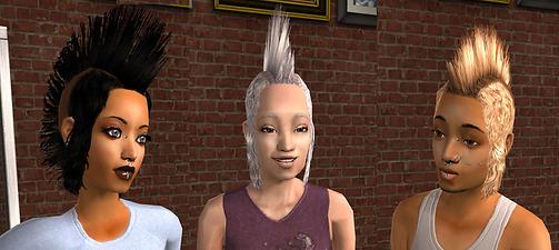 sims 4 hair cc braided mo hawk