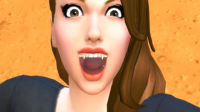 vampire teeth the sims 3