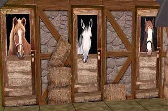 sims 3 cc horse stable doors