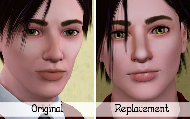 best sims 3 default skin replacement