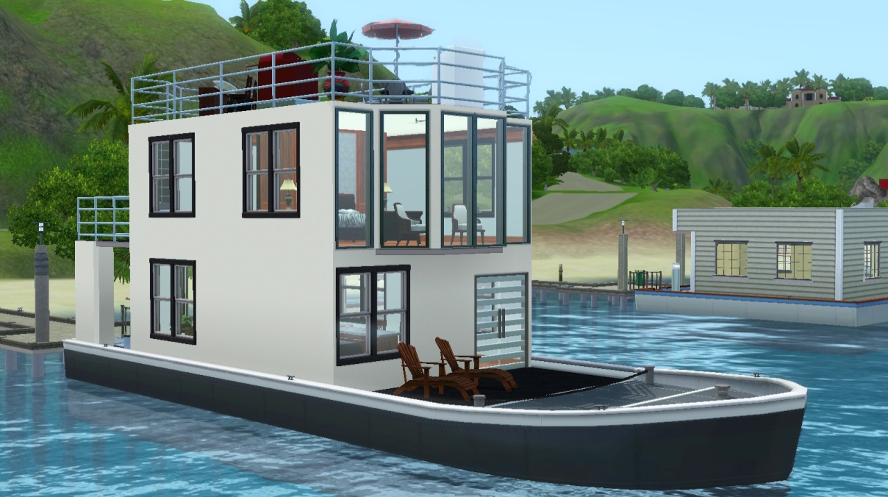 Mod The Sims Salt And Pepper House Boat