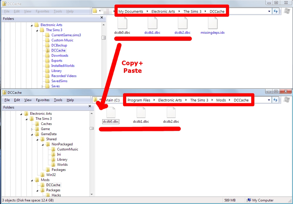 my sims 3 cc folder