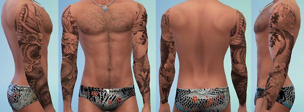mod the sims tattoos full sleeves four styles mod the sims tattoos full sleeves four styles