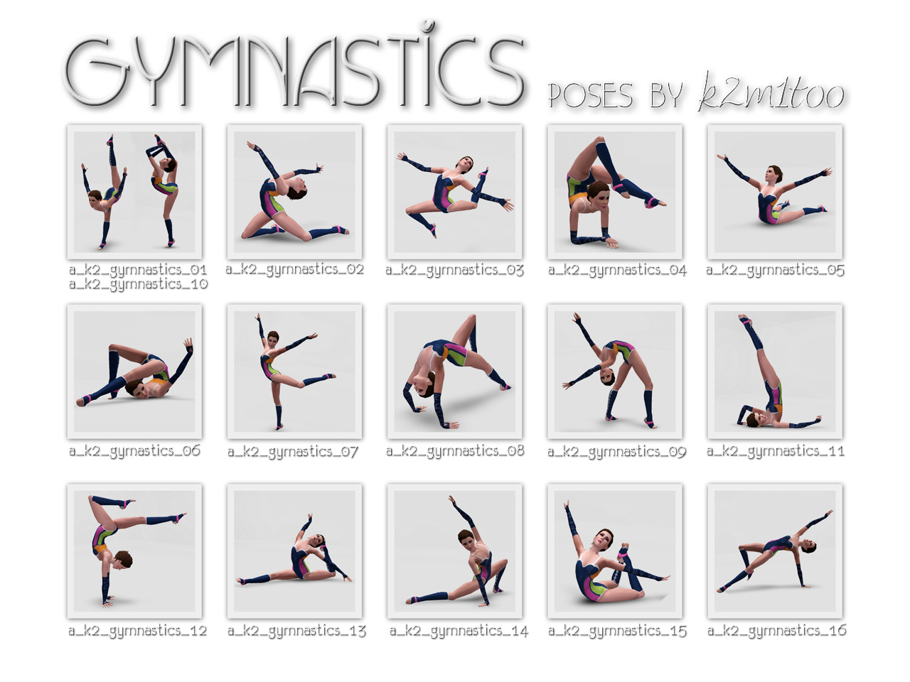 Mod The Sims Gymnastics Poses Updated 30 Mar 15 