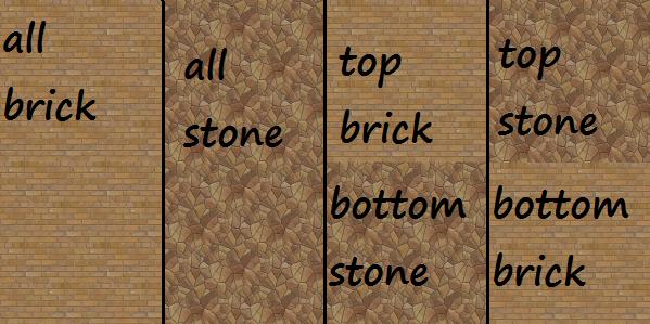 one brick wall