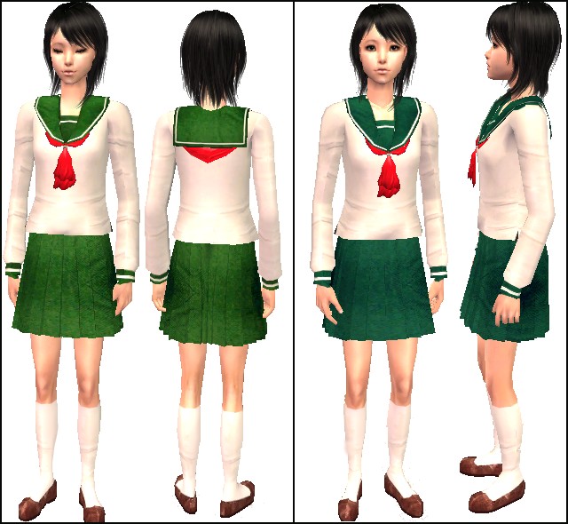 Download Quick Preview Looking For The Full Download Page Click Here Japanese School Uniform More Recolors By Sango 91 I Just Love This School Uniform Mesh And Couldn T Resist Working With It A Little More The Only Thing You Need For It To Appear