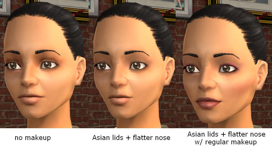 makeup on asian eyes. how to makeup asian eyes.