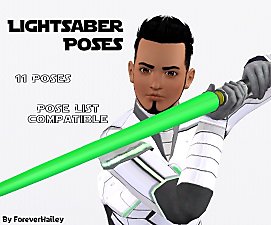 Mod The Sims - Star Wars: Lightsaber Poses