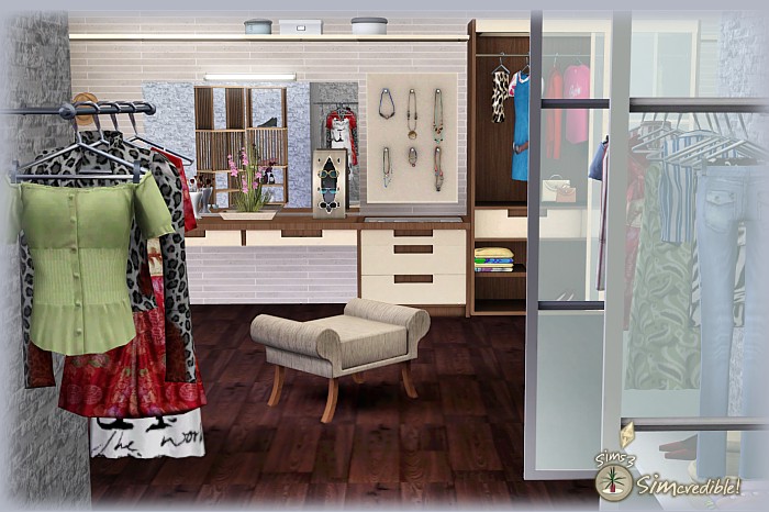 Mod The Sims Pretty In Pink Set And A Luxurious Closet