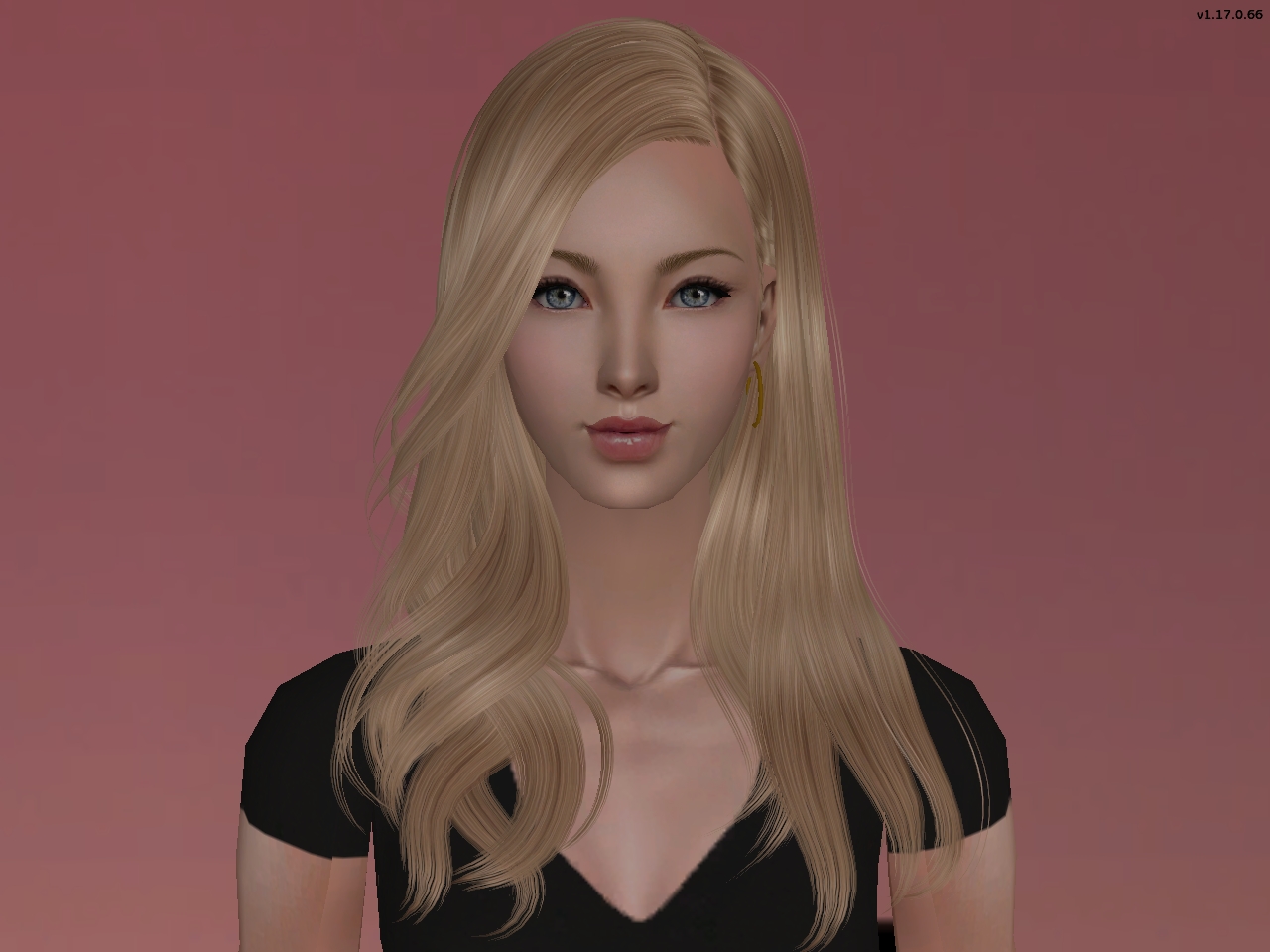 6. Sims 2 Glitch: Blue Hair Flashing in Create-a-Sim - wide 2