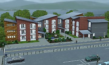 Mod The Sims - Danthonia Court - A University Dorm for your Sims!