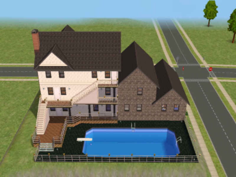Mod The Sims Connected Garages and one sloping down to garage in basement