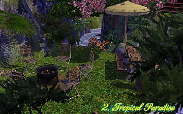 Mod The Sims Tiki Paradise Step Into A Tropical World No Cc