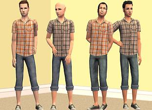 Mod The Sims - Set of 12 outfits for the men