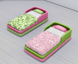 Mod The Sims - Spring Toddler Room Set - Base Game Recolor