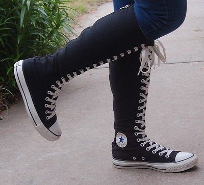 Mod The Sims WCIF lace boots and knee high converse