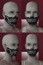 Mod The Sims - Half Skull Makeup