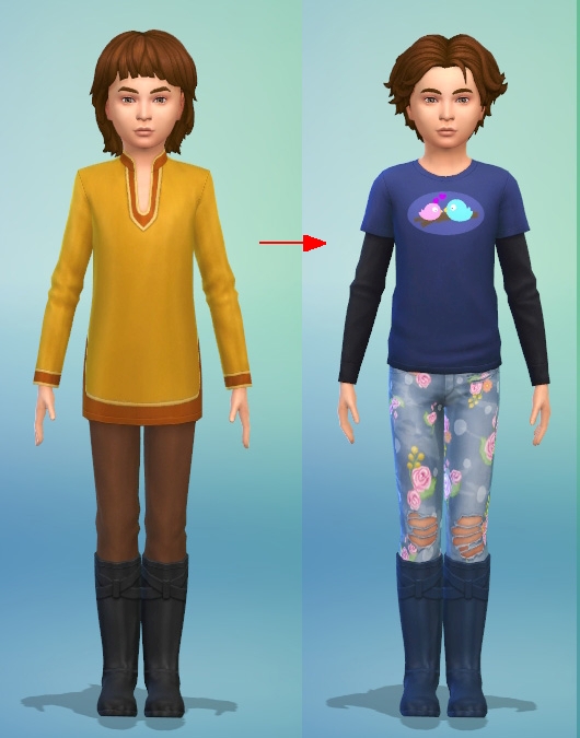 Mod The Sims Stand Still in CAS (& No Occult Animations Version