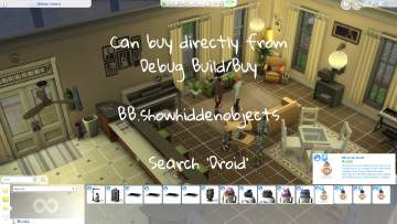 Mod The Sims Bb 8 White Orange Bb Series Droid Override