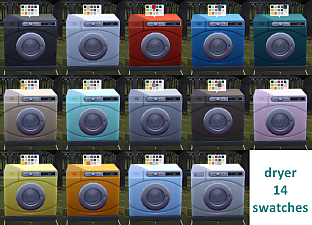 Mod The Sims - Base Game Compatible DECO dryer and washer