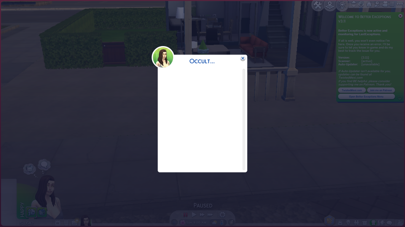 Mod The Sims Occult Hybrid Unlocker & Stabilizer