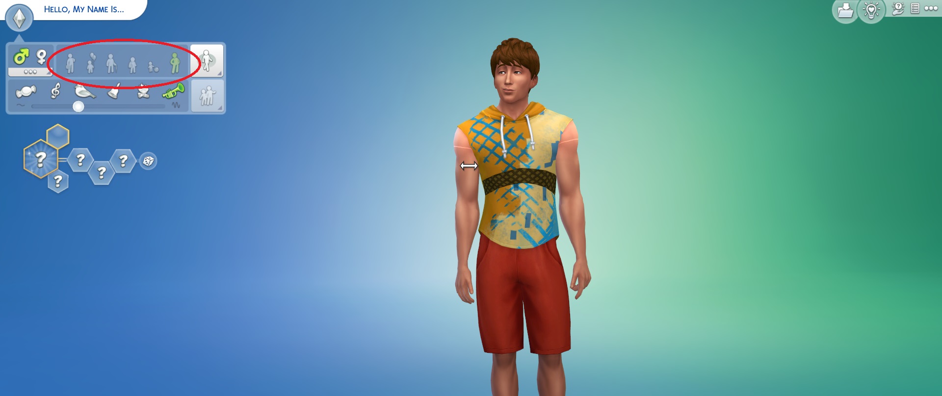 Mod the sims sims 4 cas can t select any age