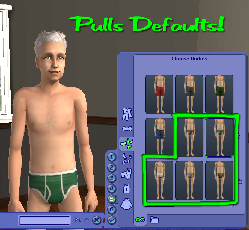 Mod The Sims - -Conversion Content- Briefs for Elders, Teens, and Children