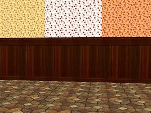 Mod The Sims - Antique Kitchen Wood and Wallpaper