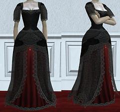 Mod The Sims - Gothic gown