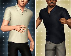 Mod The Sims - Leisure Shirt - for Males