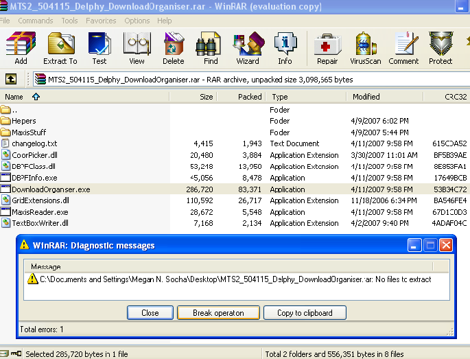Mod The Sims Delphy's Download Organiser v1.2.6365 updated 6th June