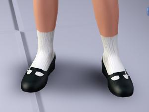 Mod The Sims - Next Chunky Flower School Shoes