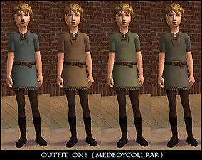 Mod The Sims - Boys Medieval Collection