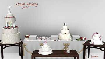 Where Is The Wedding Cake In Sims 4 5000 Simple Cakes Adver Description Files 2 Install Instructions Mod The Sims Dream Wedding Cakes
