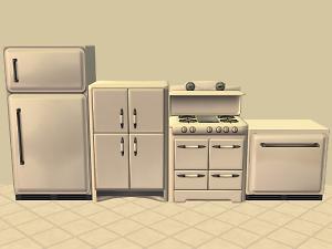 Mod The Sims - BB's Shakerlicious Kitchen Appliance Recolours