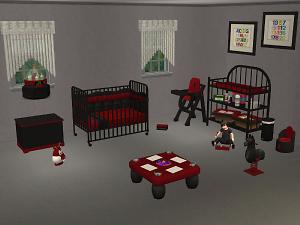 goth baby nursery