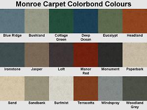 carpet colour chart