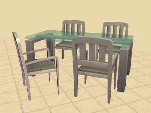 Mod The Sims Ts4 Ts2 Metal Dining Set And More