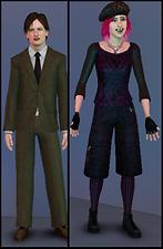 Mod The Sims - Lupin and Tonks from Harry Potter